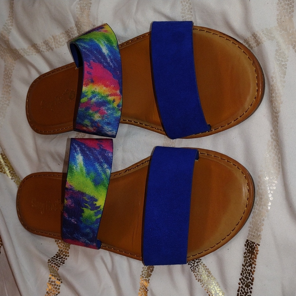 Blue Sandals